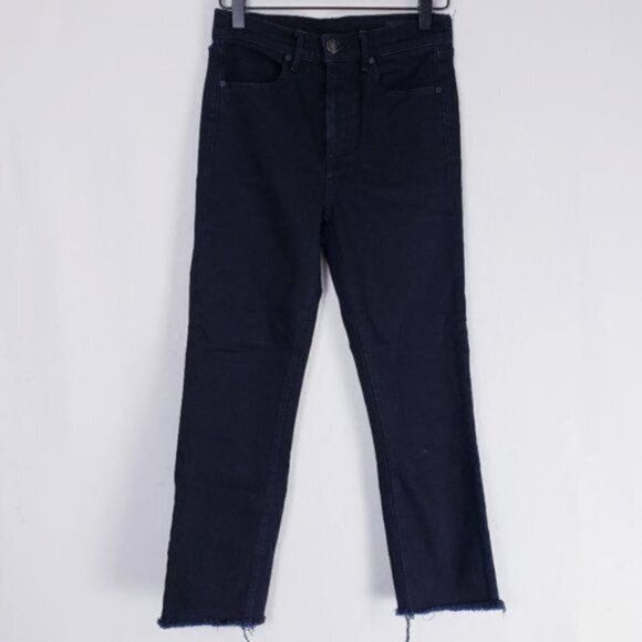 Rag & Bone High Rise Crop Raw‎ Hem Jeans 25 - Picture 2 of 16